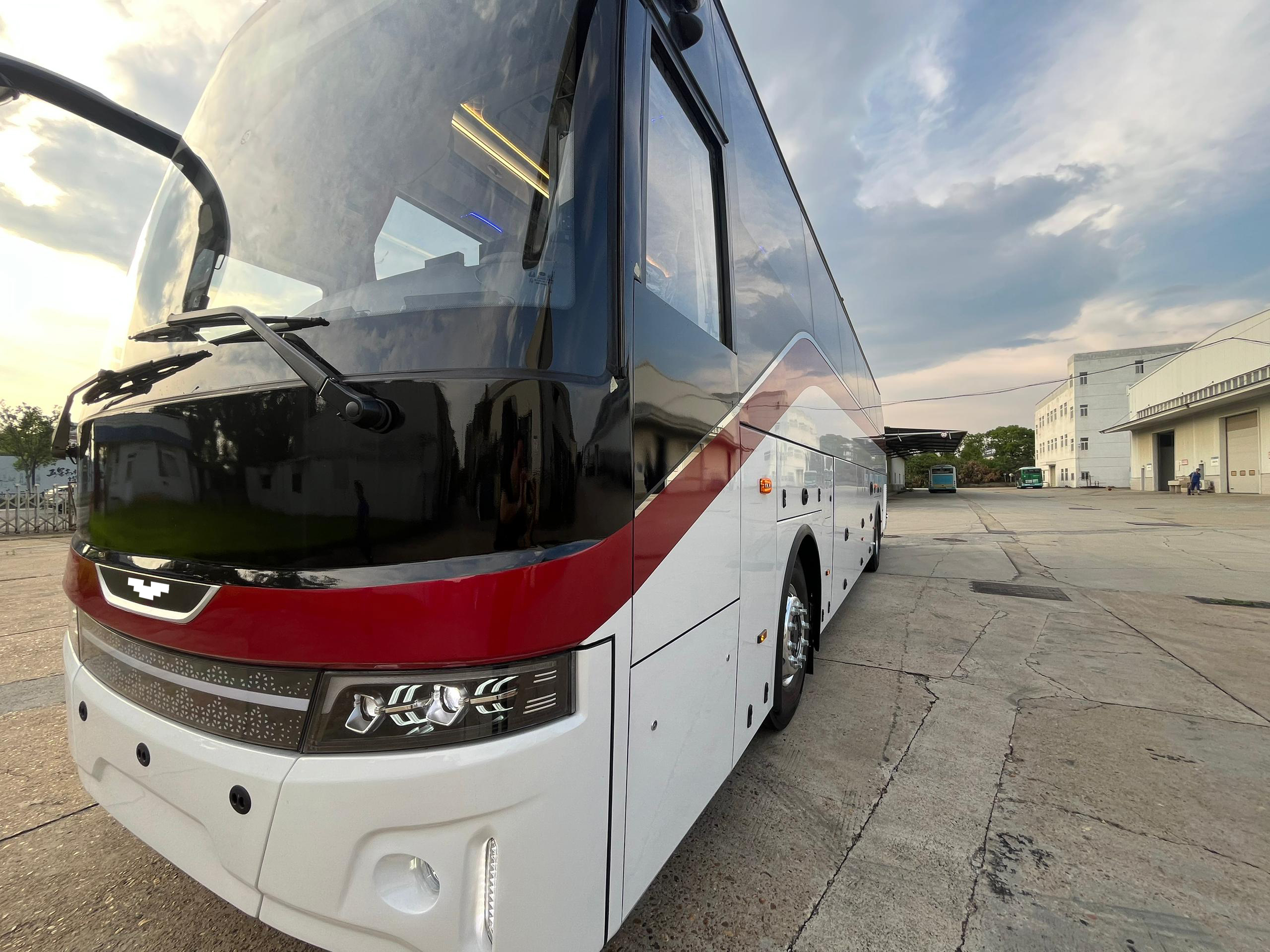 Finished coach exterior — rear left quarter