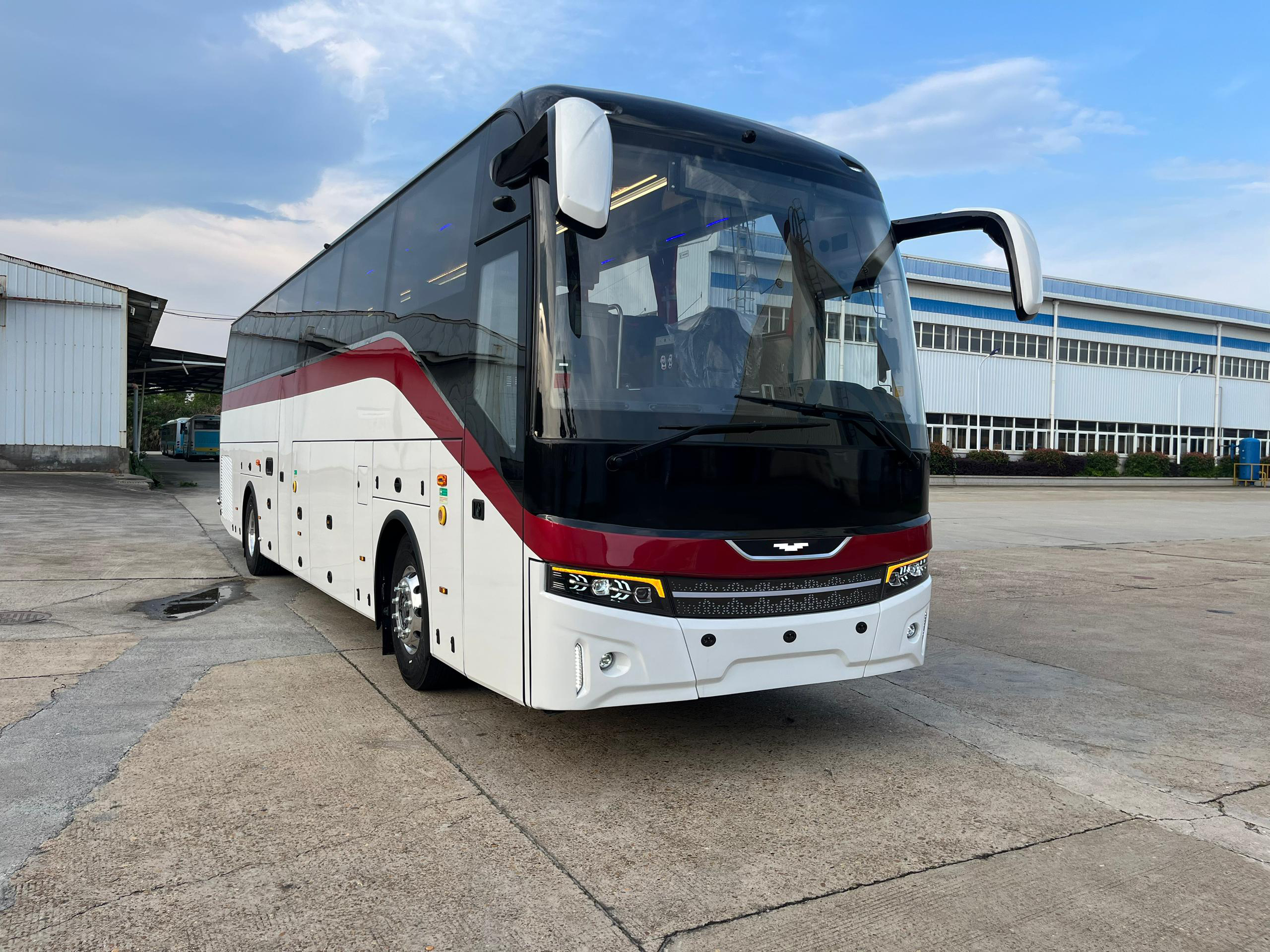 Finished coach exterior — rear