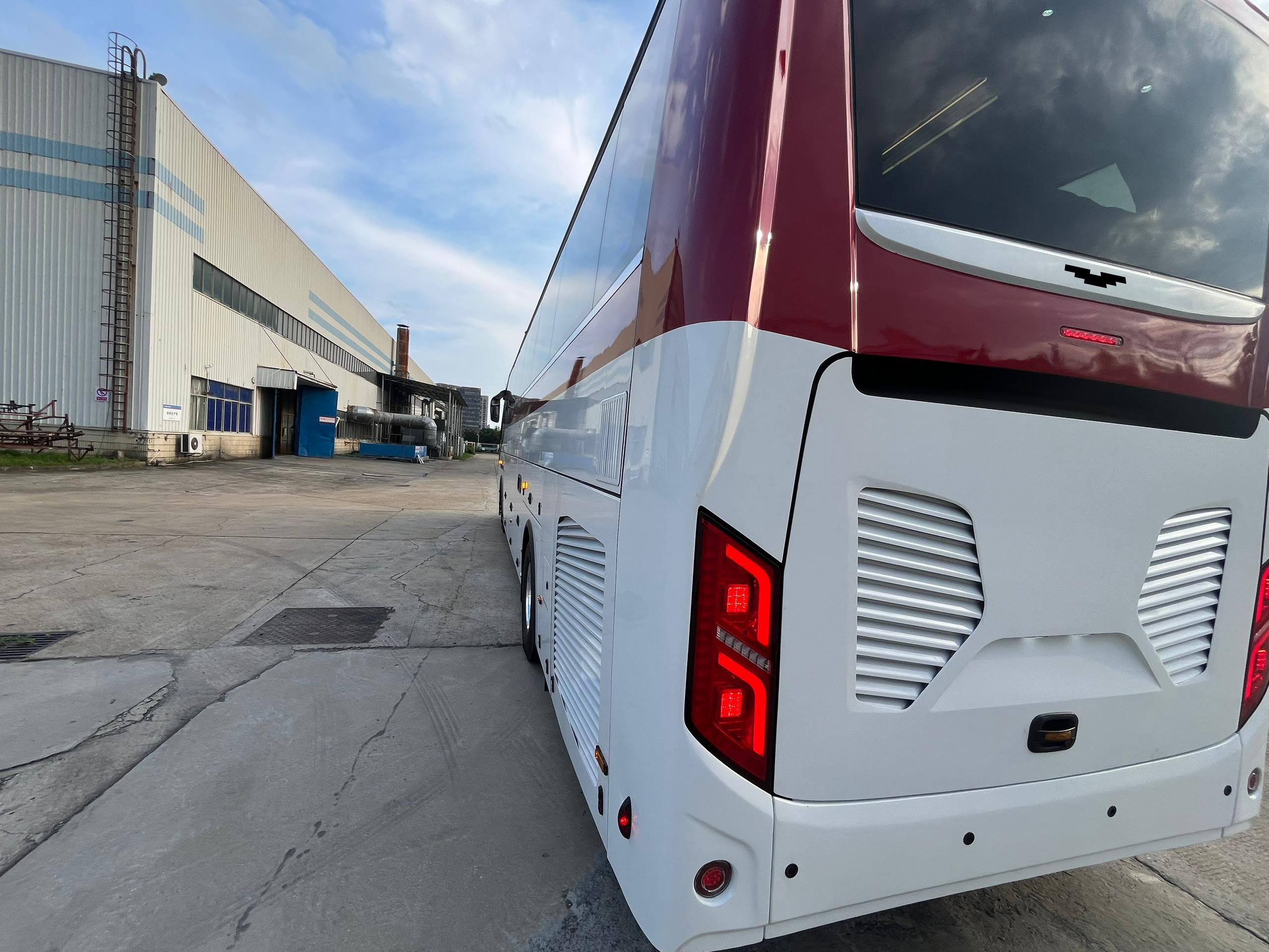 Finished coach exterior — rear right quarter