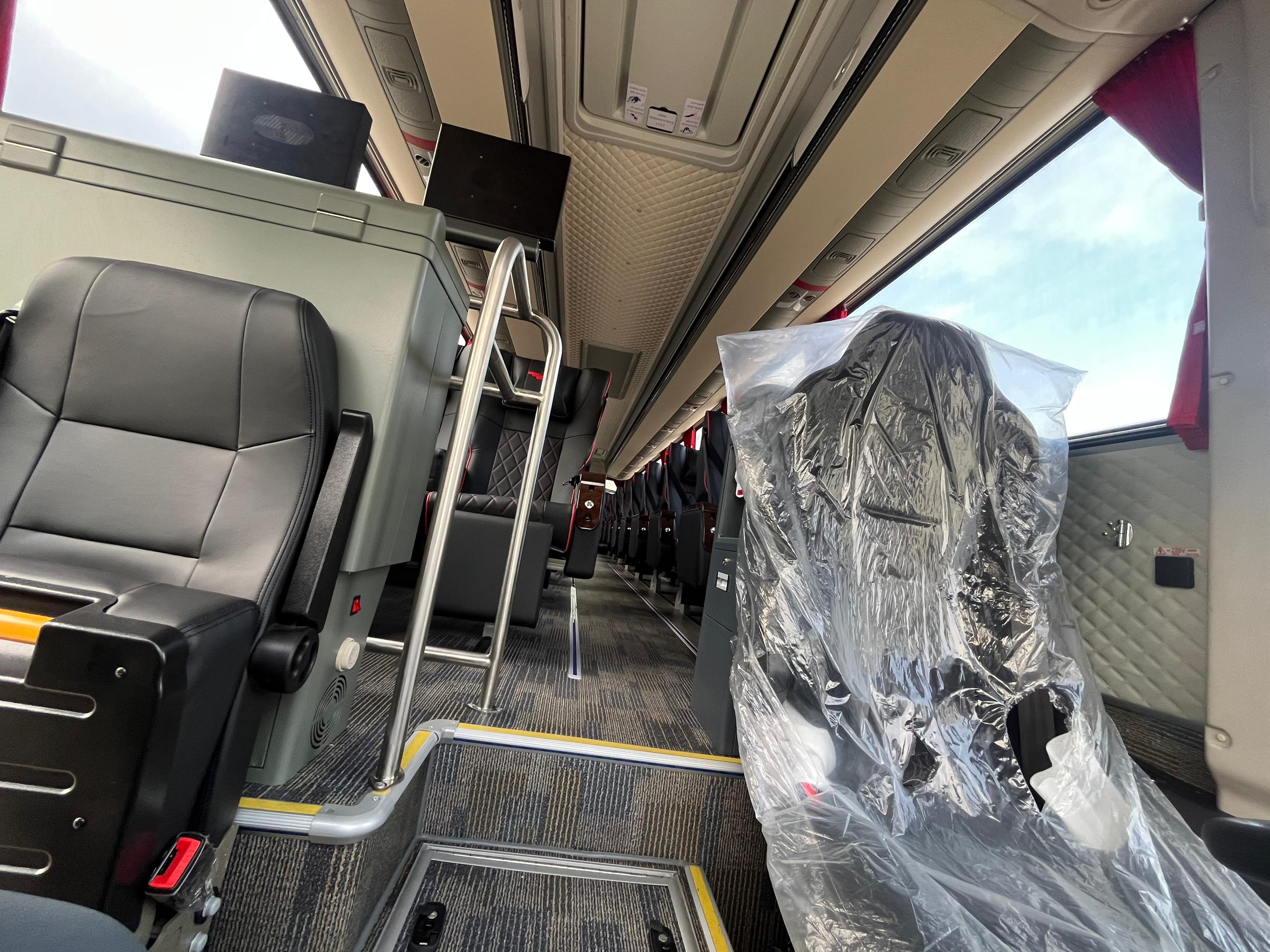 Finished coach exterior — rear right quarter